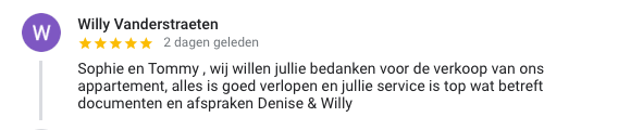 bedankt voro de verkoop bedankt voro de verkoop