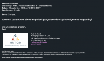 Perfect algemene syndicvergadering Perfect algemene syndicvergadering