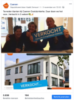 Verkocht in 3 weken Verkocht in 3 weken