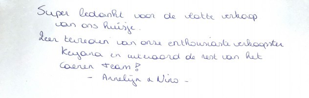 Super bedankt Super bedankt